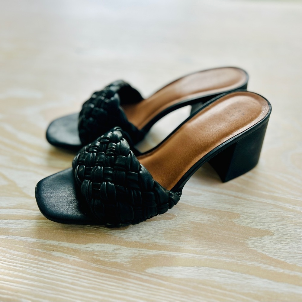 WOMEN'S DOROTHY SLIDE HEELS - A NEW DAY BLACK